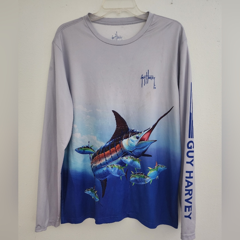 Guy Harey men's marlin and tuna sun protection long sleeve